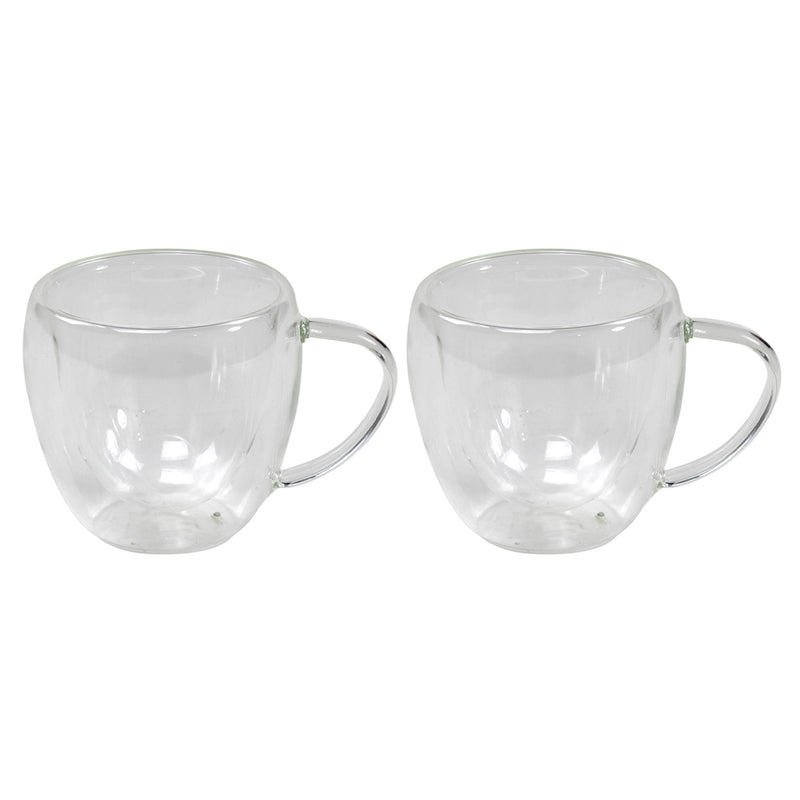 BARISTA Set 2 căni, sticlă, 200ml