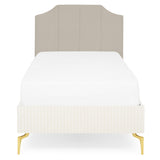 argintiu/butter / 90x200 / zafir-25-auriu
