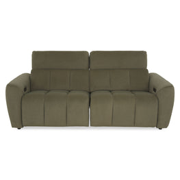 WISNER Canapea 3 locuri, 2 reclinere electrice, mecanism electric tetiere, stofă