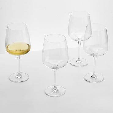 MODERN Set 4 pahare vin alb, 480ml