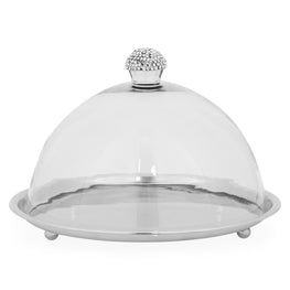 LENNOX Platou servire cu capac, inox, D.30.5cm