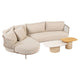 SARDINIA/DEMI Set mobilier terasă/grădină, colțar și  2 măsuțe