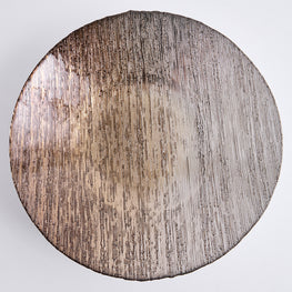 SAHARA Platou, sticlă, D.40cm
