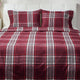 FLANNEL CHECKS Set așternut 4 piese, 200x220cm