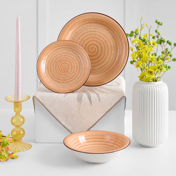 SPIRAL Set veselă, ceramică, 18 piese de la Mobexpert