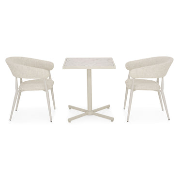 MOCHA/NEXUS Set mobilier terasă/grădină, 2 scaune și masă