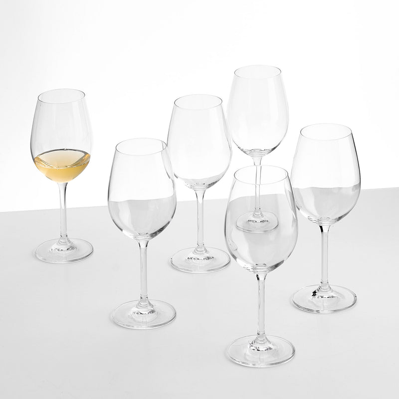 COLIBRI Set 6 pahare vin alb, 350ml