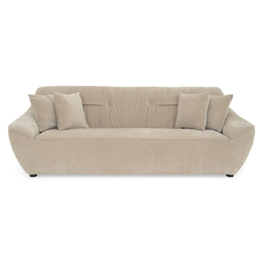 BEGONA Canapea 3 locuri, 4 perne incluse, stofă