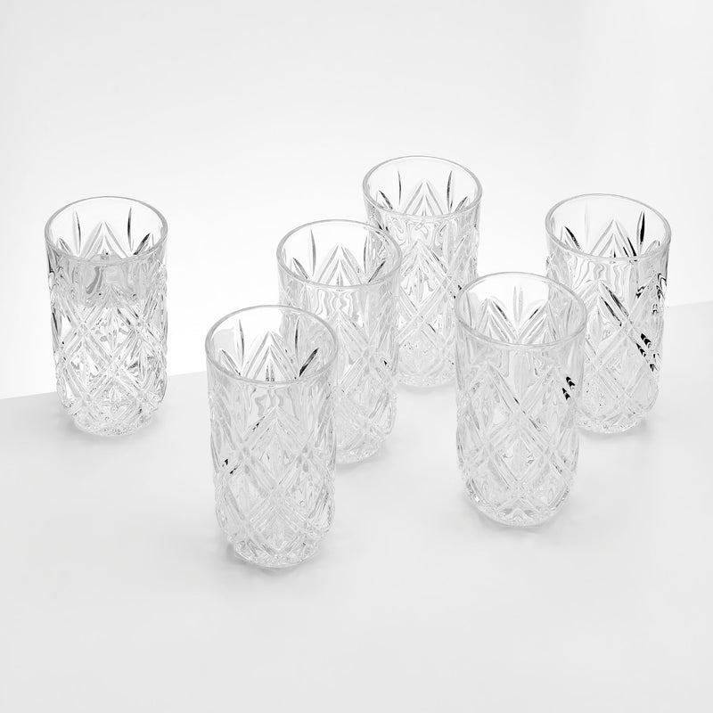 MAISIE Set 6 pahare diverse băuturi, 350ml