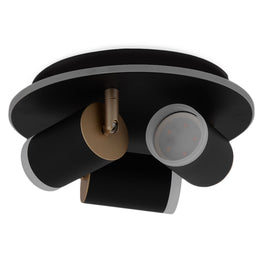 BLACO Plafonieră 8W LED + 3x5W GU10 LED