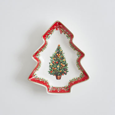 MAGIC CHRISTMAS Platou servire, porțelan, L.19cm