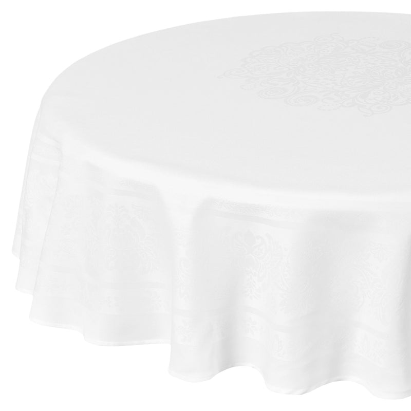 WHITE SNOW Față de masă, D.180cm
