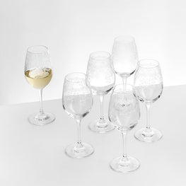 OSCAR Set 6 pahare vin alb, 280ml