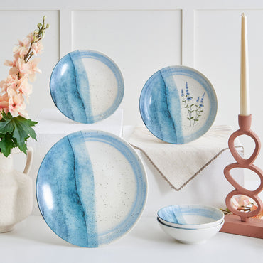 WAVES Set veselă 24 piese, porțelan