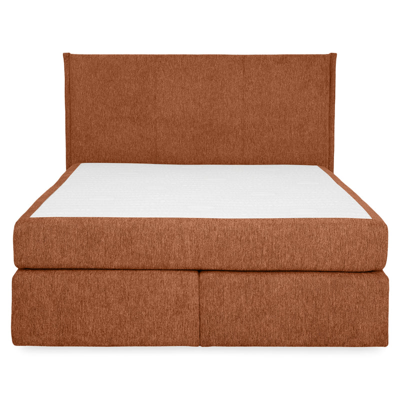 CARLINI Pat tapițat boxspring, 160x200cm, saltea inclusă
