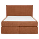 CARLINI Pat tapițat boxspring, 160x200cm, saltea inclusă