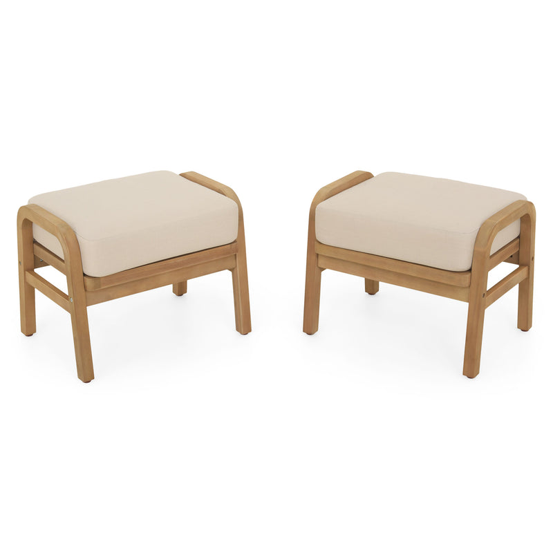 RIMINI Set mobilier terasă/grădină, 2 taburete