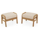 RIMINI Set mobilier terasă/grădină, 2 taburete