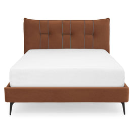 LARWIN Pat tapițat, 140x200cm, somieră inclusă