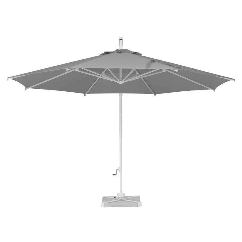 NISA Umbrelă rotundă, bază inclusă, D.350cm