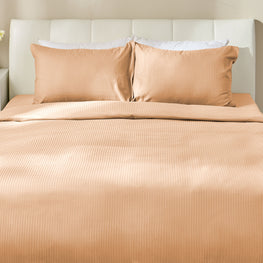 SATIN STRIPE Set așternut 4 piese, 200x220cm