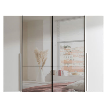 MUNICH Dulap 2 uși glisante, 2 uși batante