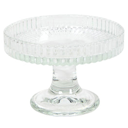 VERALIA Platou cu picior, sticlă