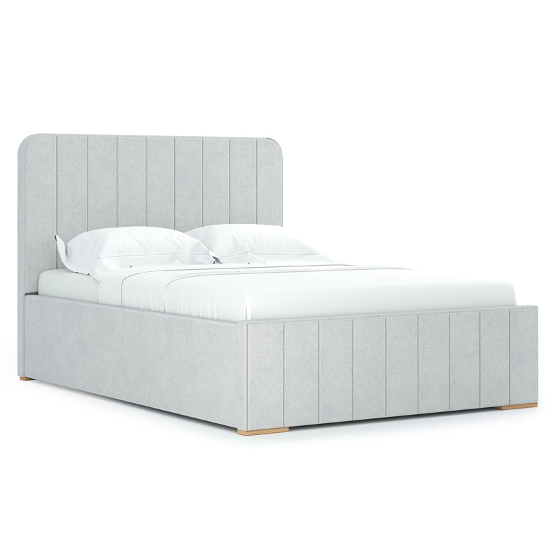 MODE CASMIR Pat copii 140x200, ladă depozitare, somieră inclusă