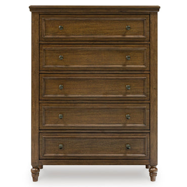 LAKEVIEW Comodă înaltă, 5 sertare