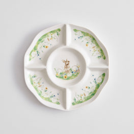 PRIMAVERA Platou servire, porțelan, D.25.5cm