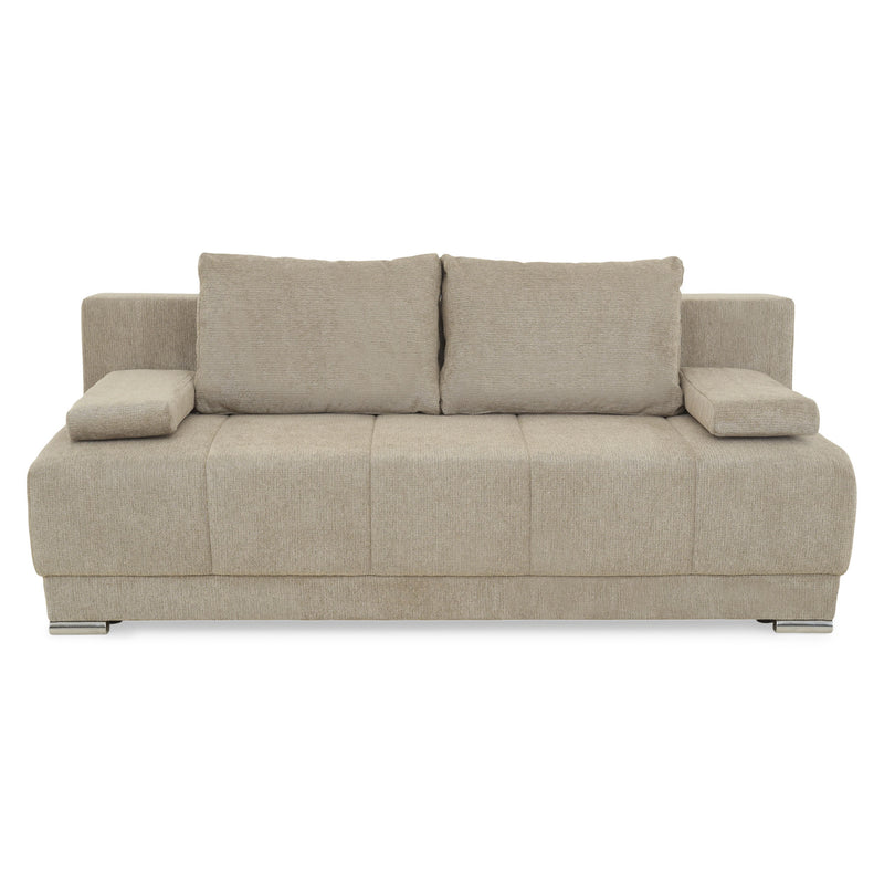 SOFIA Canapea extensibilă, cu ladă depozitare inclusă, stofă