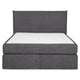 CARLINI Pat tapițat boxspring, 160x200cm, saltea inclusă
