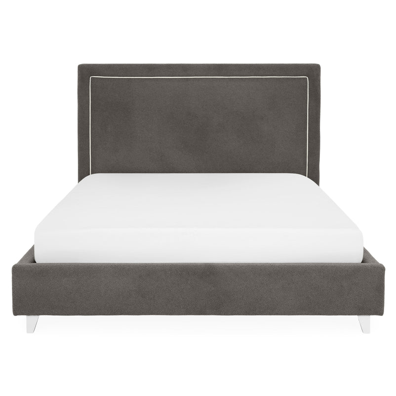 KOLLE Pat tapițat, 160x200cm, somieră și ladă depozitare incluse