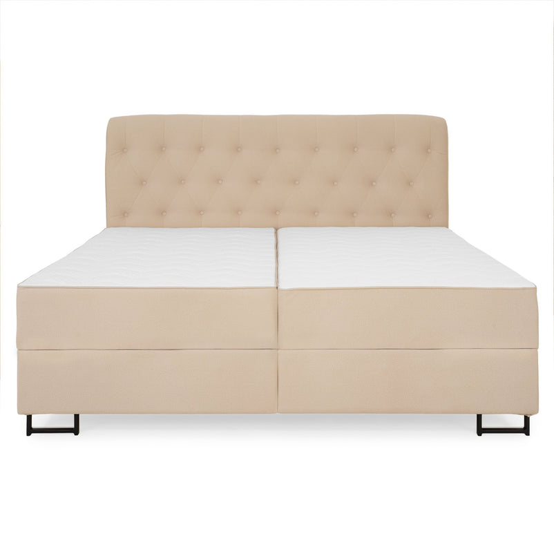 FIONA Pat tapițat, saltea și spatiu depozitare incluse - Articol resigilat