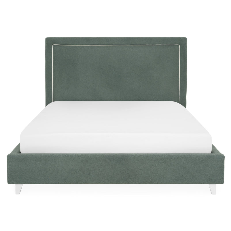 KOLLE Pat tapițat, 160x200cm, somieră și ladă depozitare incluse