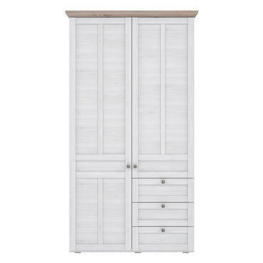 LYNELLE Dulap 2 uși, 3 sertare