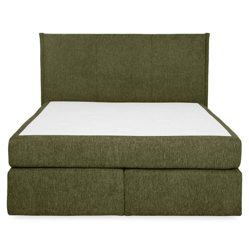 CARLINI Pat tapițat boxspring, 160x200cm, saltea inclusă