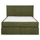 CARLINI Pat tapițat boxspring, 160x200cm, saltea inclusă