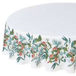 WINTER FLOWERS Față de masă, D.180cm