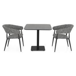 PIEMONTE/NEXUS Set mobilier terasă/grădină, 2 scaune și masă