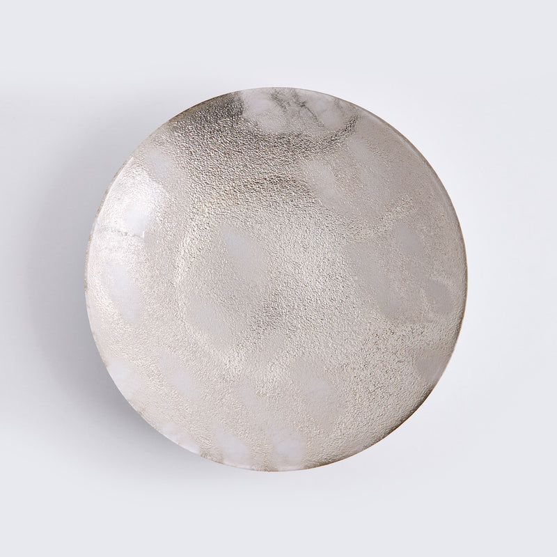 SAHARA Platou, sticlă, D.32cm