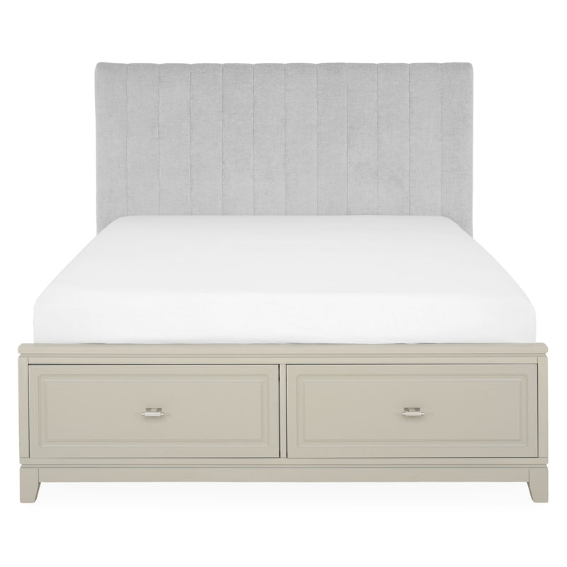 NORMAN Pat tapițat, 180x200cm, somieră și 2 sertare incluse