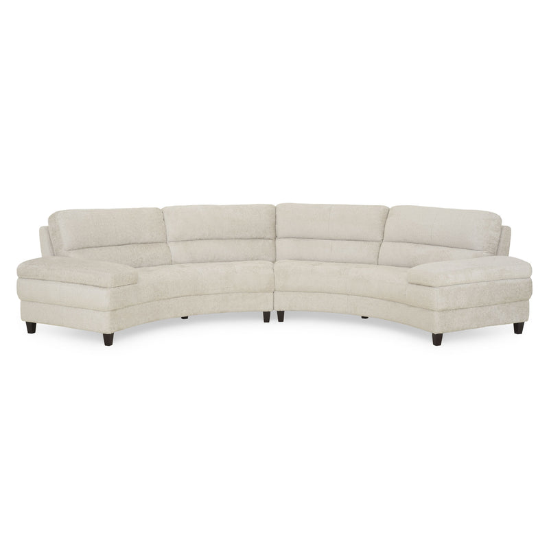 RODO Canapea semicerc cu brațe, stofă