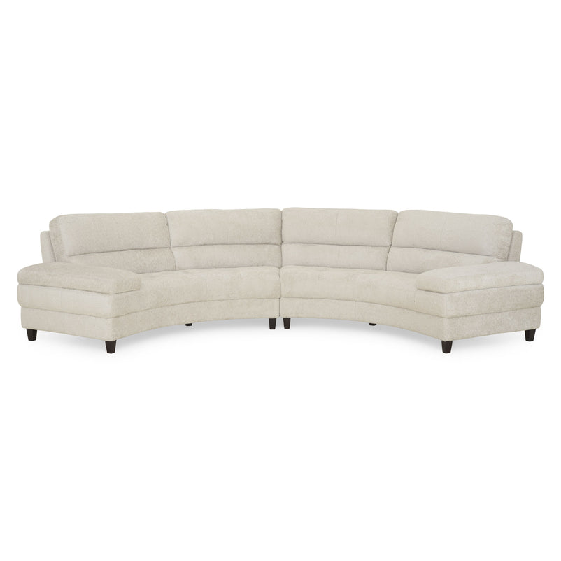 RODO Canapea semicerc cu brațe, stofă