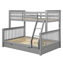 HALEY Set 2 paturi suprapuse copii, 99/137x190cm, somiere incluse