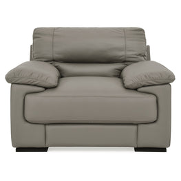 LUCIA Fotoliu, piele - Articol resigilat