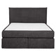 CARLINI Pat tapițat boxspring, 160x200cm, saltea inclusă