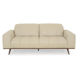 DENTON Canapea 3 locuri, mecanism tetiere, piele