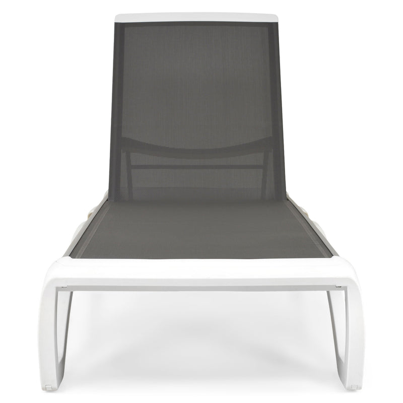 YATI Set mobilier terasă/grădină, 2 șezlonguri și măsuță