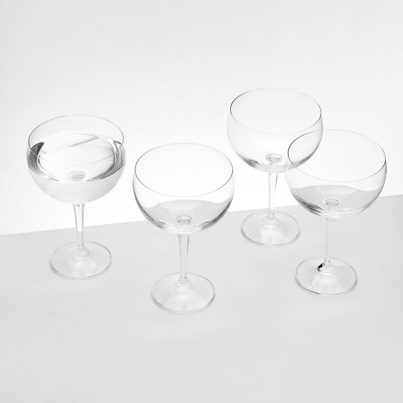 ROMA Set 4 pahare, sticlă, 470ml